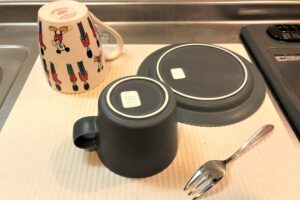 珪藻土マットにできたカビの落としには紙ヤスリが効果的です！